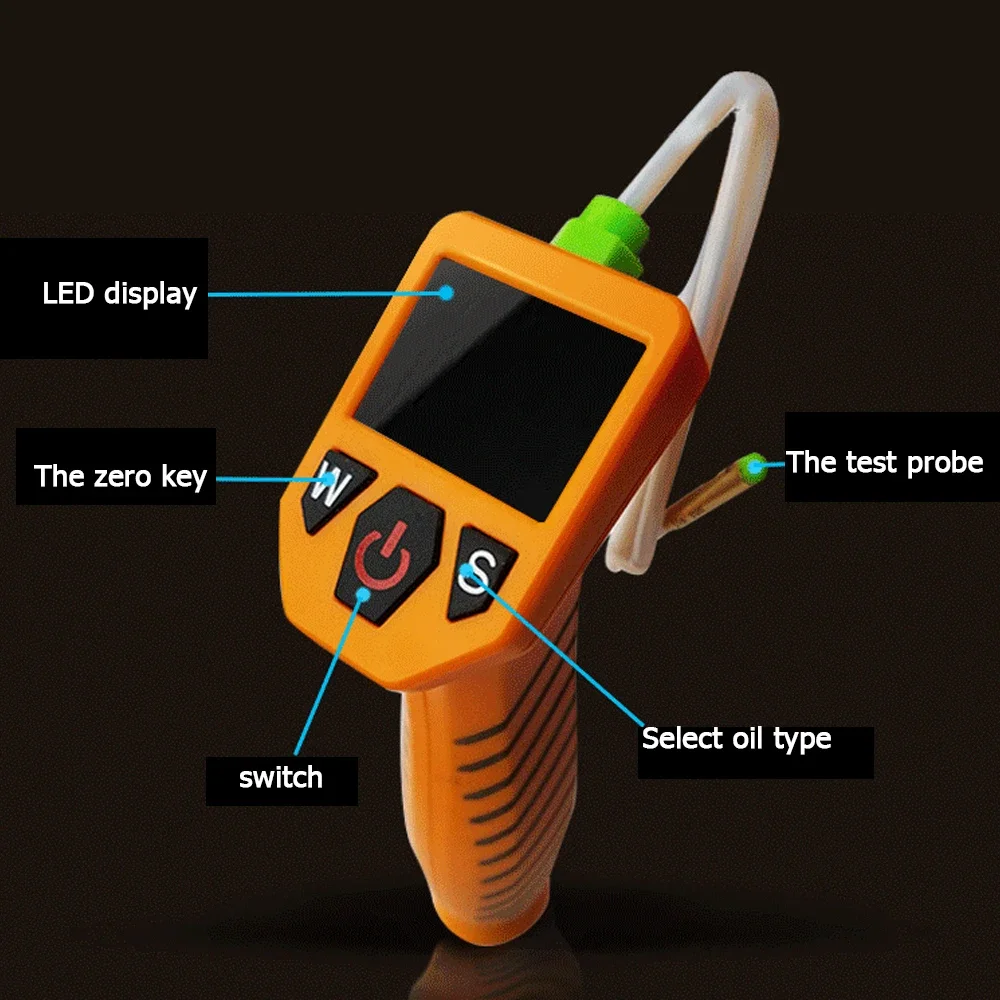 Engine Oil Tester for Auto Check Oil Quality Detector with LED Display Gas Analyzer Car Testing Tools