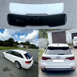 For Audi A4 B8 B9 RS4 Allroad Avant 2008 To 2022 High Quality ABS Plastic Material Rear Trunk Lip Spoiler Wing Car Accessories 