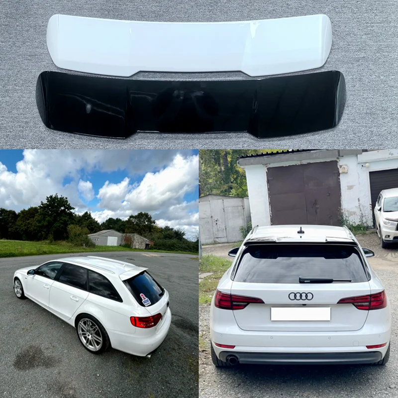 Spoiler na tylną klapę bagażnika, wysokiej jakości tworzywo ABS, do Audi A4 B8 B9 RS4 Allroad Avant 2008-2022, akcesoria samochodowe ﻿
