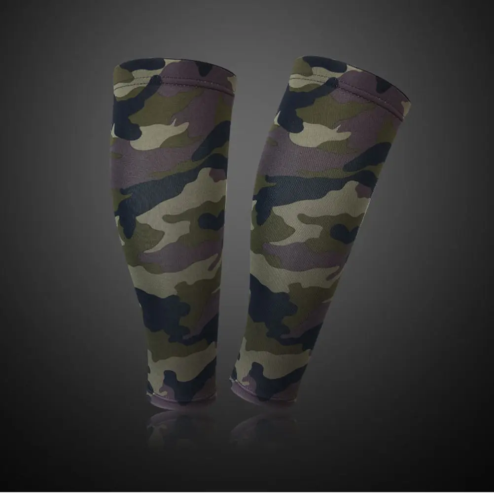 1Pair Breathable Calf Sleeves Compression Socks Elastic Support Brace for Running Sports Recovery Shin Splints Pain Relief Size