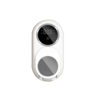 AC88-UV Sanitization Mini Portable Rechargeable Travel Toothbrush Sterilizer Wall-Mounted Storage Holder White