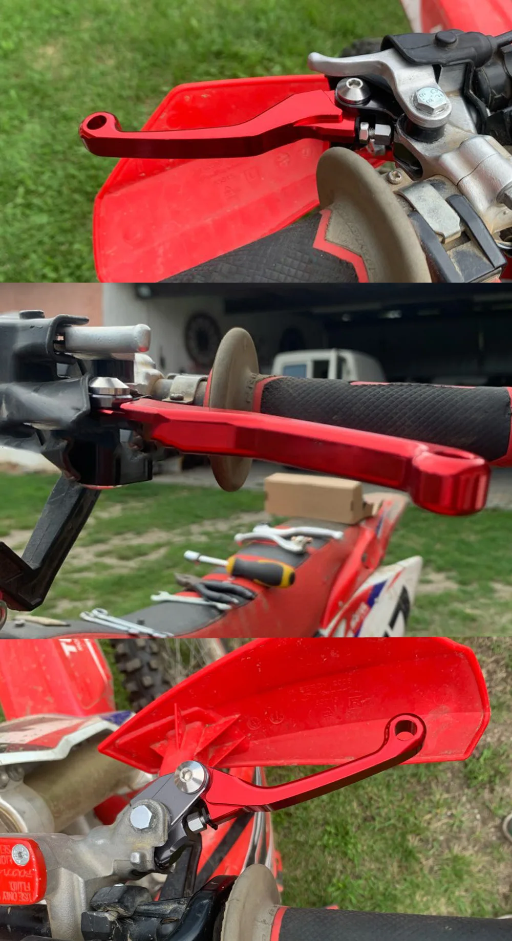 Motorcycles Pit Dirt Bike Pivot Brake Clutch Levers For Honda CRF250R CRF450R CRF 450R 250F 250R 2004-2017 2016 2015 2014 2013