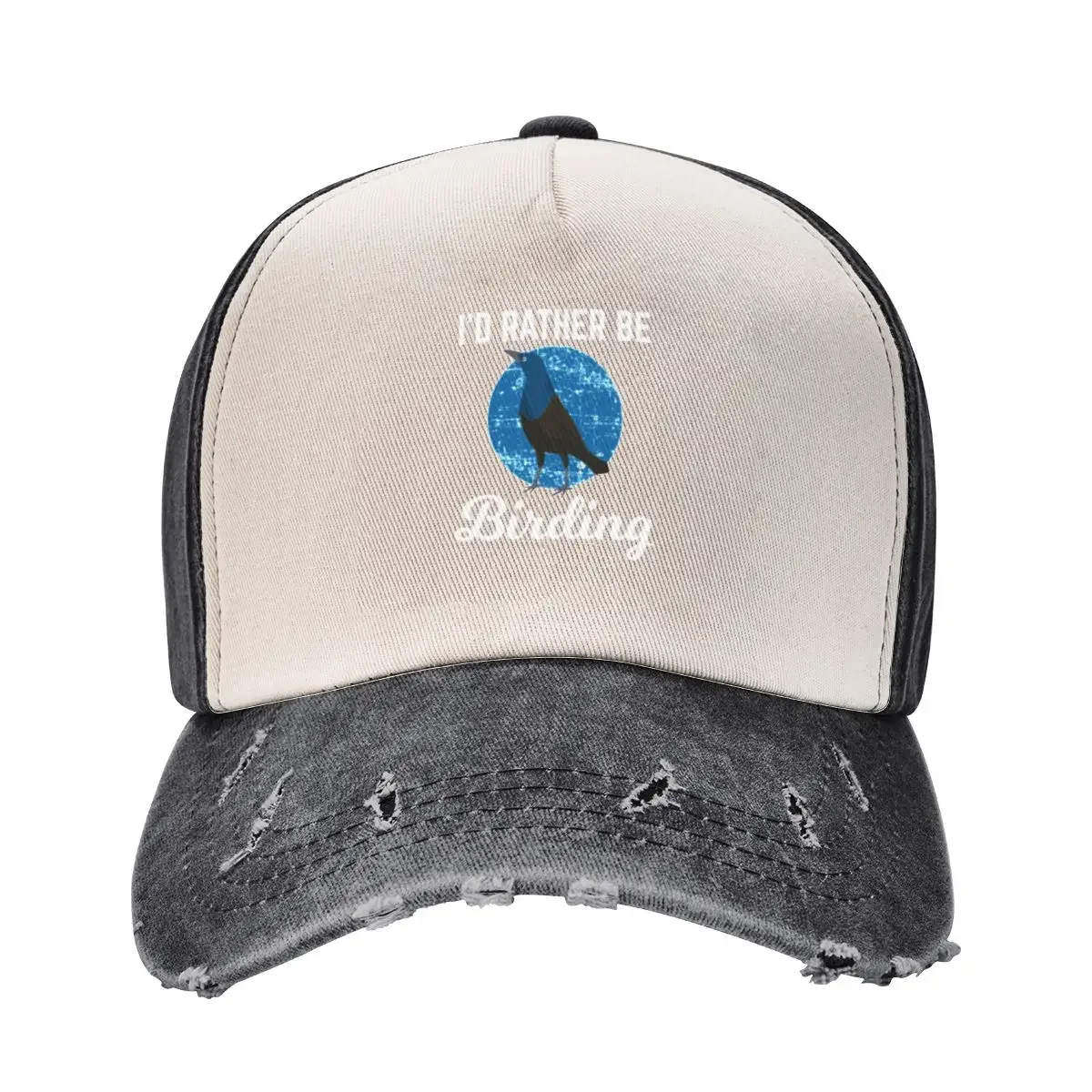 

Birding Birdwatching Grackle Bird product Baseball Cap golf hat genuine Trucker Cap Golf Mens Women's