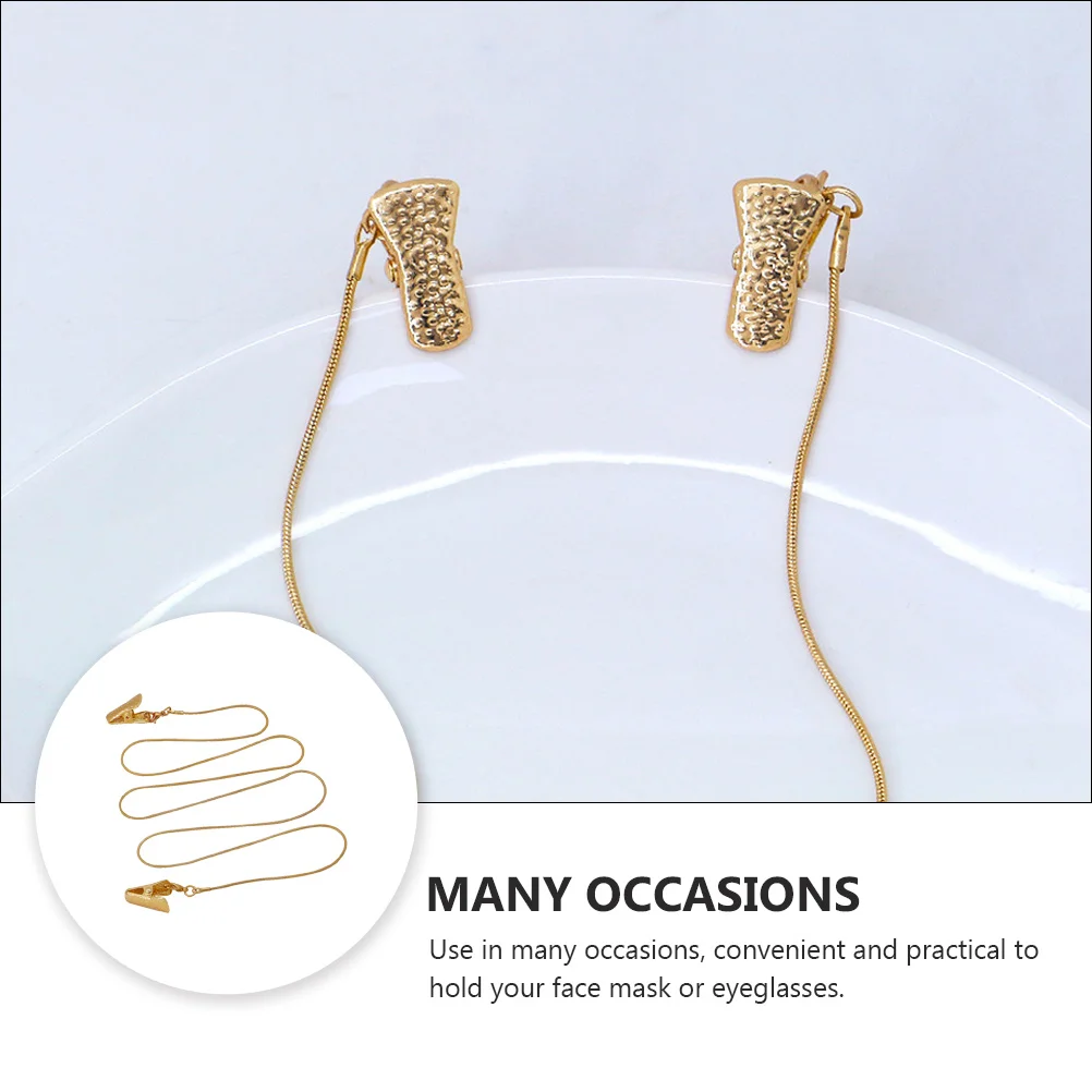 

Glasses Clip Eyeglasses Strap Retainer Copper Lanyards Mask Hanging Face Mask Chain Glasses Rope Sunglasses Chain Small Size