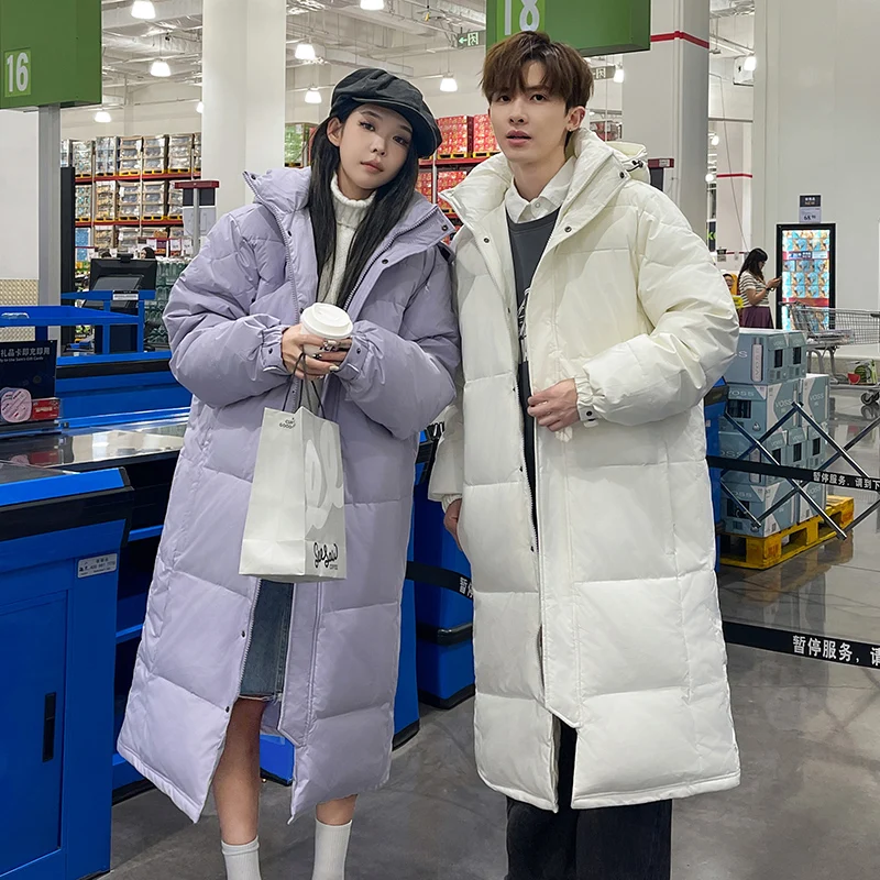 2026 New Winter Warmth Protection Coat - Men's Mid-Length Thick Winter Down Jacket - Fashionable Trendy Men's Clothing WJ855