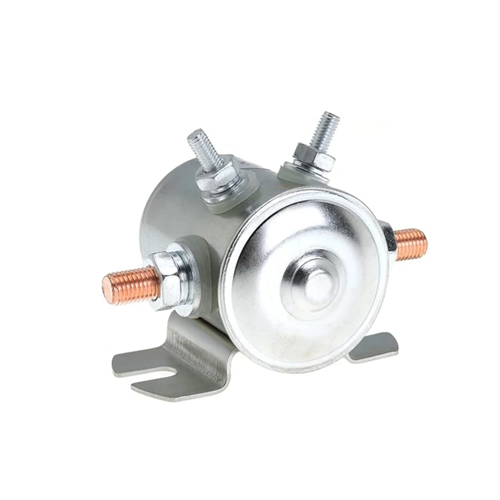 70-111224 Continuous 12vdc Solenoid Relay Nickel-plating Carts 3635820 1114208 Winch For Golf Marine In Rush Max 300a Duty