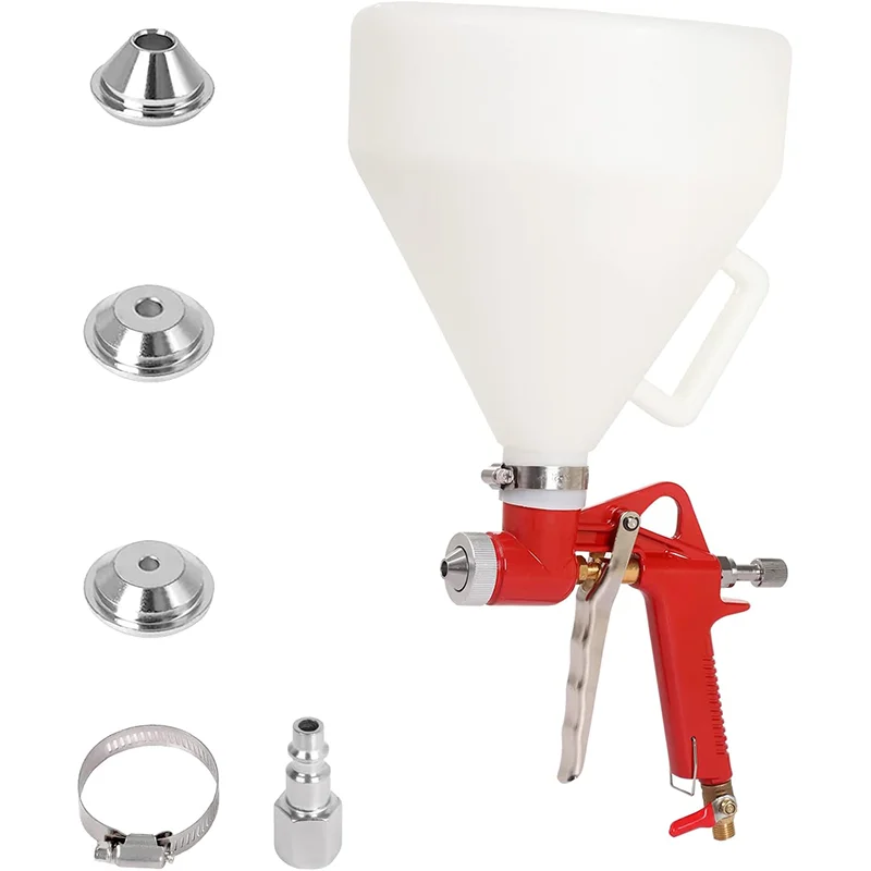 Мини-распылитель HVLP Touch Up, 1,5 галлона, инструмент для текстуры краски, воздушный бункер, распылитель с 3 насадками, распылитель для покраски стен, автопраймер