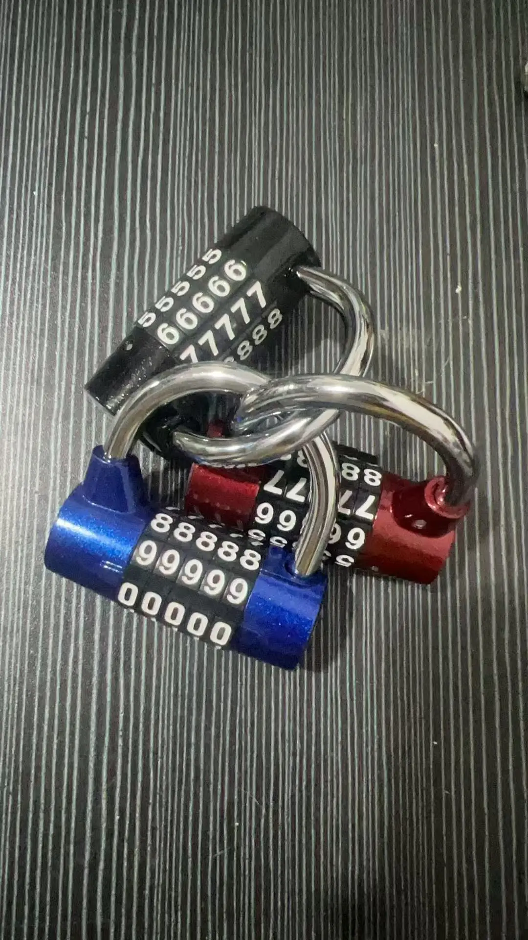 Zinc Alloy Combination Padlock Code Password Lock Door Cabinet Drawer Bike Motorcycle Student Locker 5 Digital