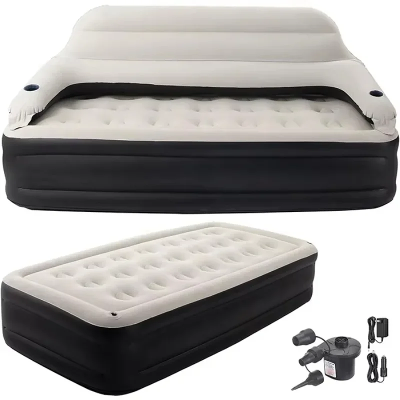 Portable PVC Automatic Inflatable Sofa Bed 2-in-1 Inflatable Sofa