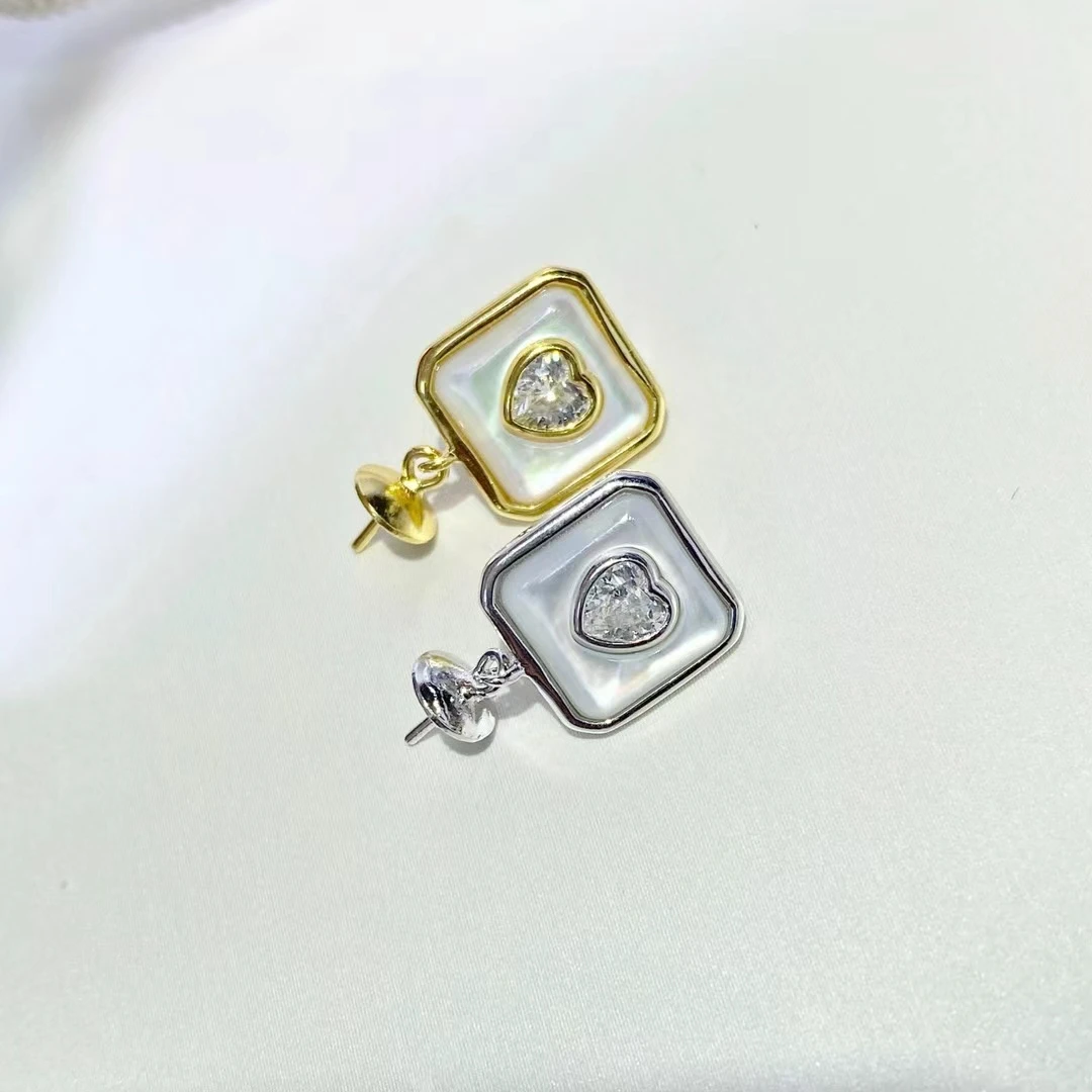 

Подвеска из стерлингового серебра 925 пробы, базовые крепления, фурнитура, детали, аксессуары для жемчуга 10-11 мм, бусины, 5 шт./лот