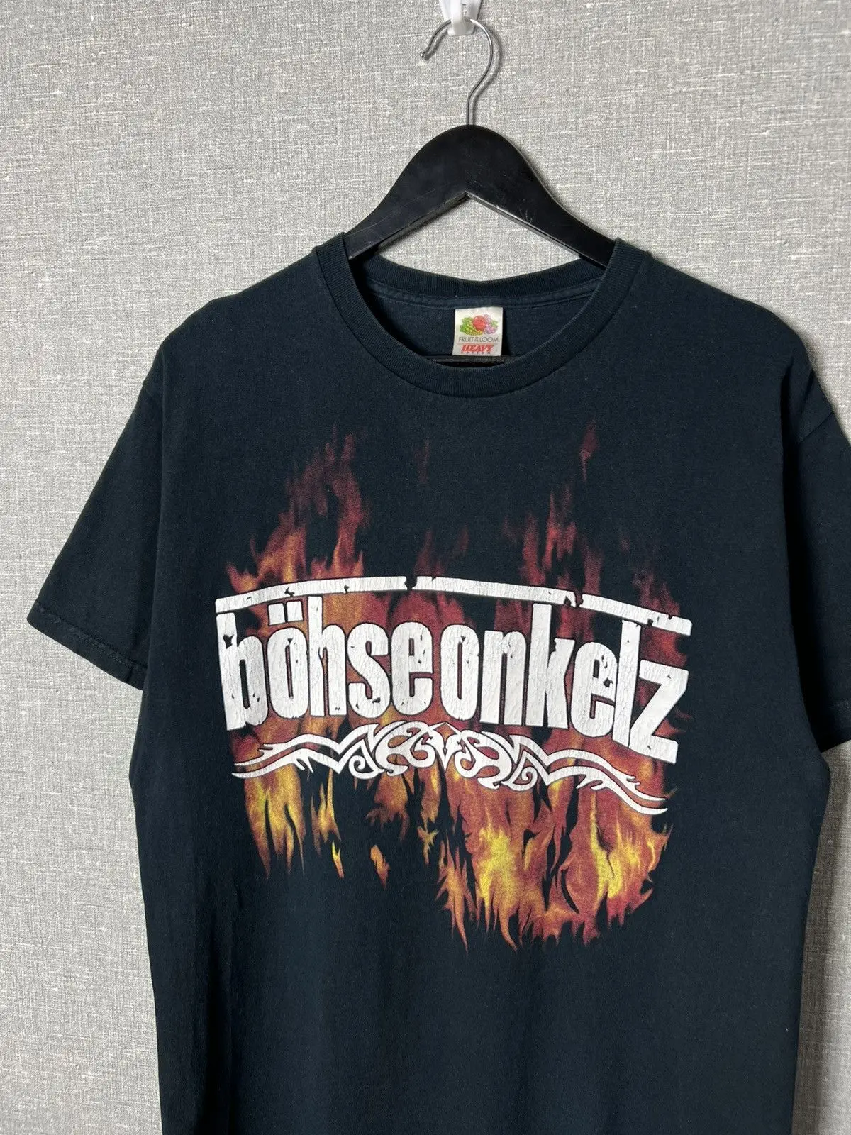 Retro Böhse Onkelz Band T-shirt Vintage 90s Rock German Band World Tour T-Shirt Oversized Y2k High Quality Male Female Clothing