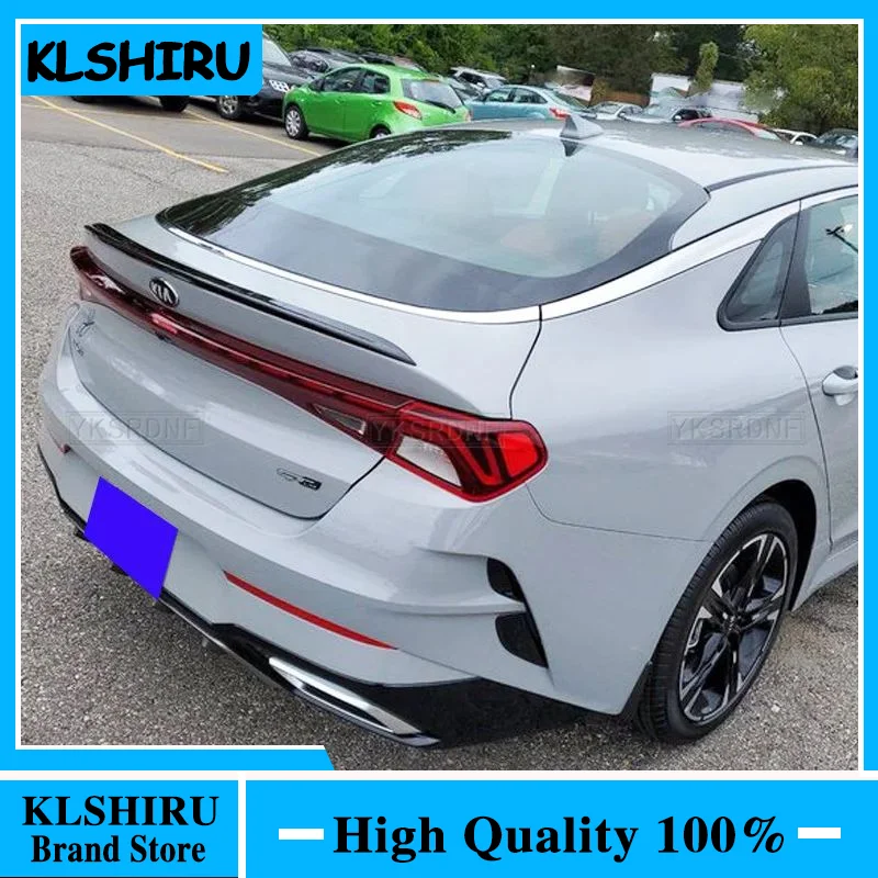 For Kia K5 Optima 2020 2021 Colorful Personalized Rear Trunk Spoiler Wing Back Boot Lip Cover Car Styling