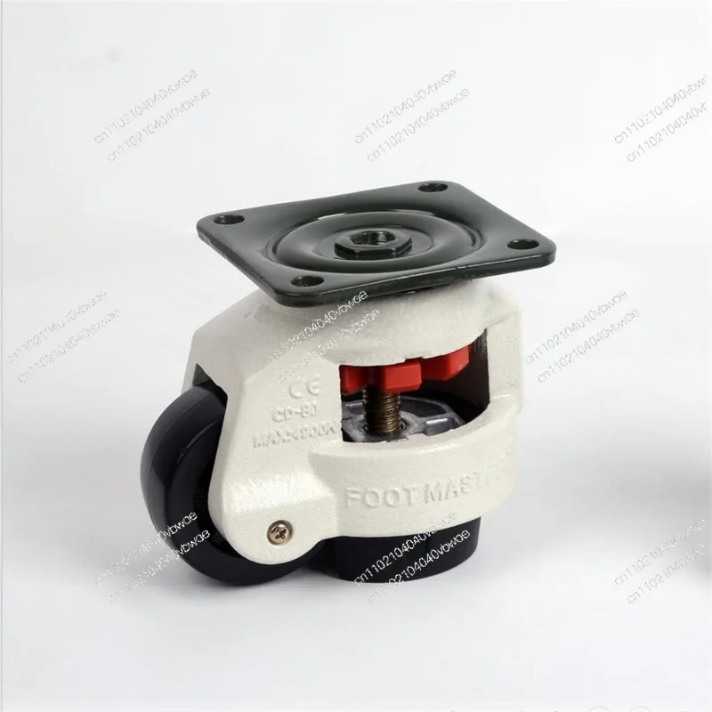 Horizontal Adjustment Fuma Wheel Industrial Machinery and Equipment Flat Caster Heavy-duty Support Screw Wheel