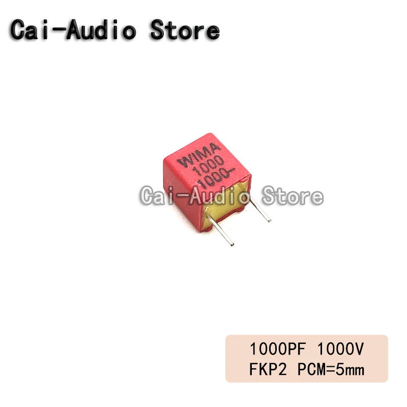 5PCS/10PCS/20PCS/Lot Brand NEW Germany WIMA FKP2 1000V 1000PF 1000V102 1nf Film Capacitor 1000v1000pf 102 Pitch 5mm FKP2O111001I