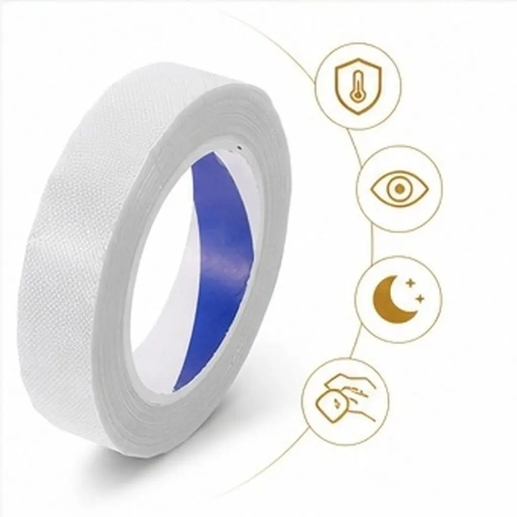 1 Roll LED Light Strip Tape Heat Resistant Dimming Masking Cover Sticker Lighting Blocking Soften Tape for TV Backlight