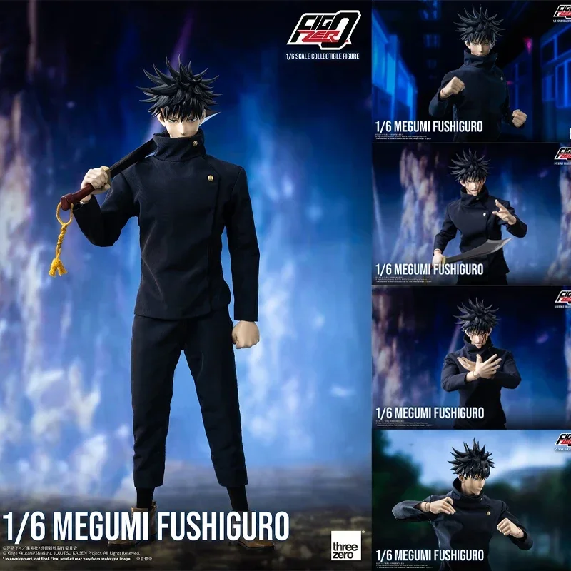 Stock Original Threezero FigZero 1/6 Fushiguro Megumi Anime Jujutsu Kaisen Action Figure Collectible Model Dolls Statuette Toys