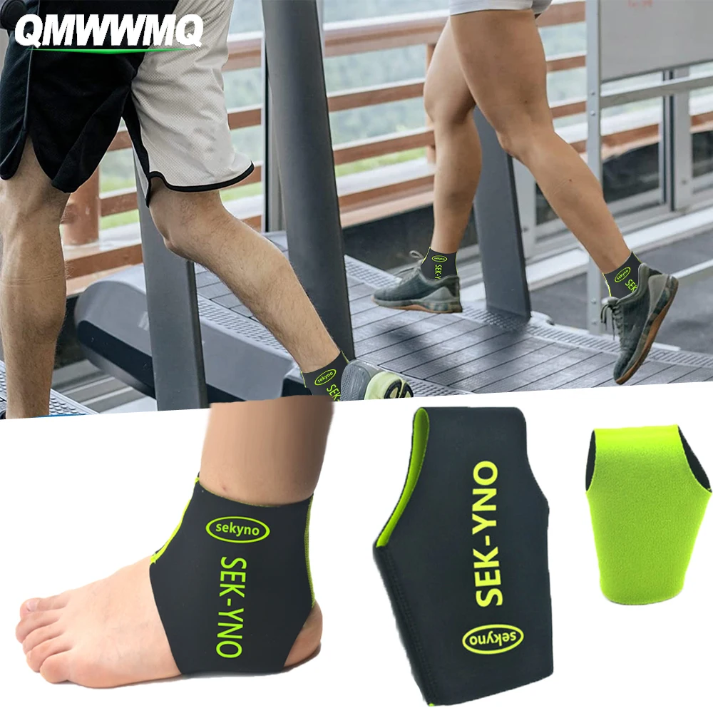 QMWWMQ 1Pcs Ankle Compression Socks,Plantar Fasciitis Ankle Brace with Arch Support,Foot Sleeves for Men/Women ,Injury Recovery