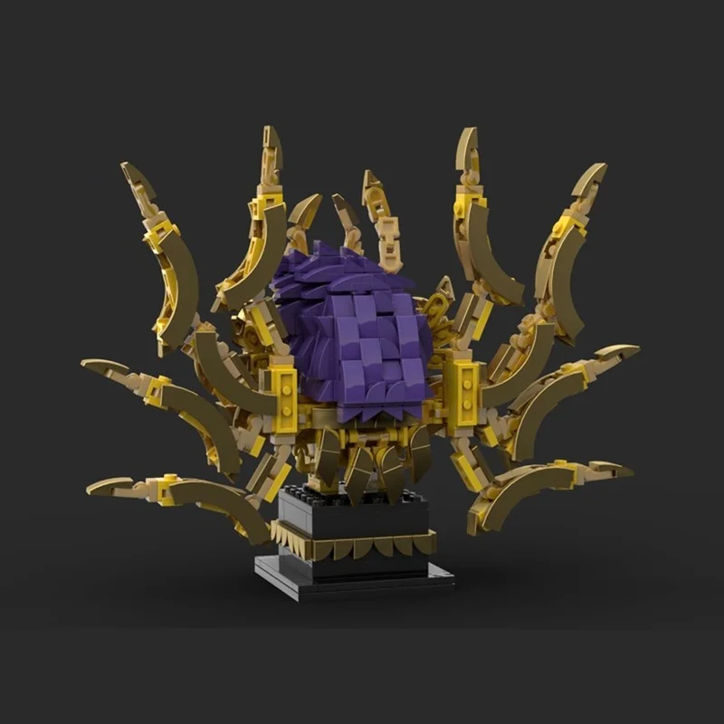 710 pièces MOC Cancer masque de mort dieu tissu brique modèle blocs de construction cadeaux de noël Architecture jouet bricolage idée enfants anniversaire