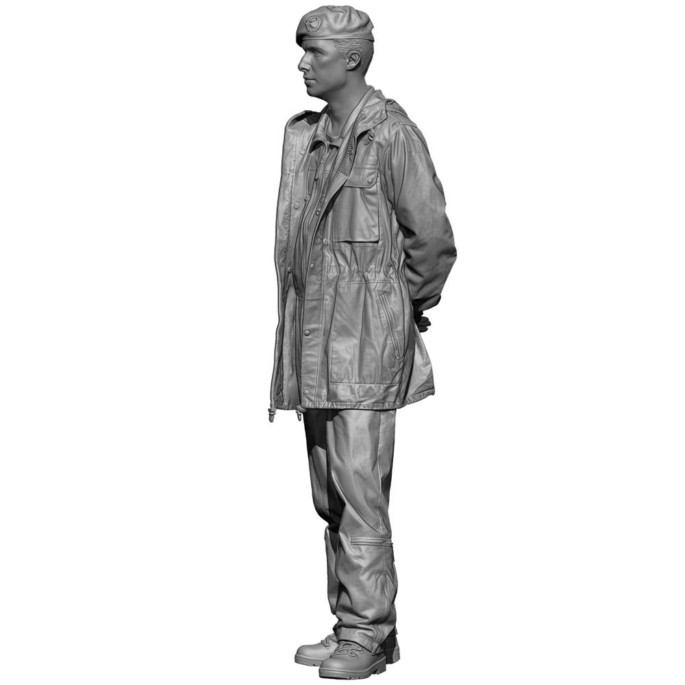 GK, Resin Model figure soldier, 1/35 Panzer Crew, , Military themes, Unassembled and unpainted kit