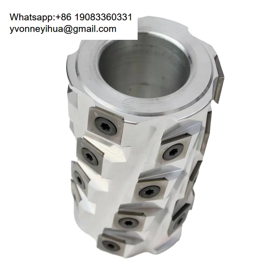 Spiral Cutter Head For Woodworking Machinery Wood Shaving Machine Cutting Head Planer Cutter Head