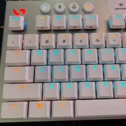 Teclado de substituição retroiluminado antiderrapante, Teclado mecânico texturizado, Série TKL, Grande conjunto de teclado, G915, G913, G815, G813