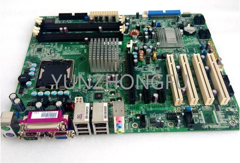 Motherboard 4*PCI 2*COM 2*LAN with RAM LGA775 CPU 100% OK Original Embedded IPC Mainboard G7B630 G7B630-N-G ATX Industrial