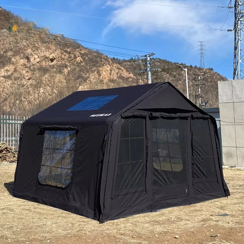 Outdoor luxury tent waterproof camping supplies family portable tent platform pop-up camping tent camping equipment outdoor