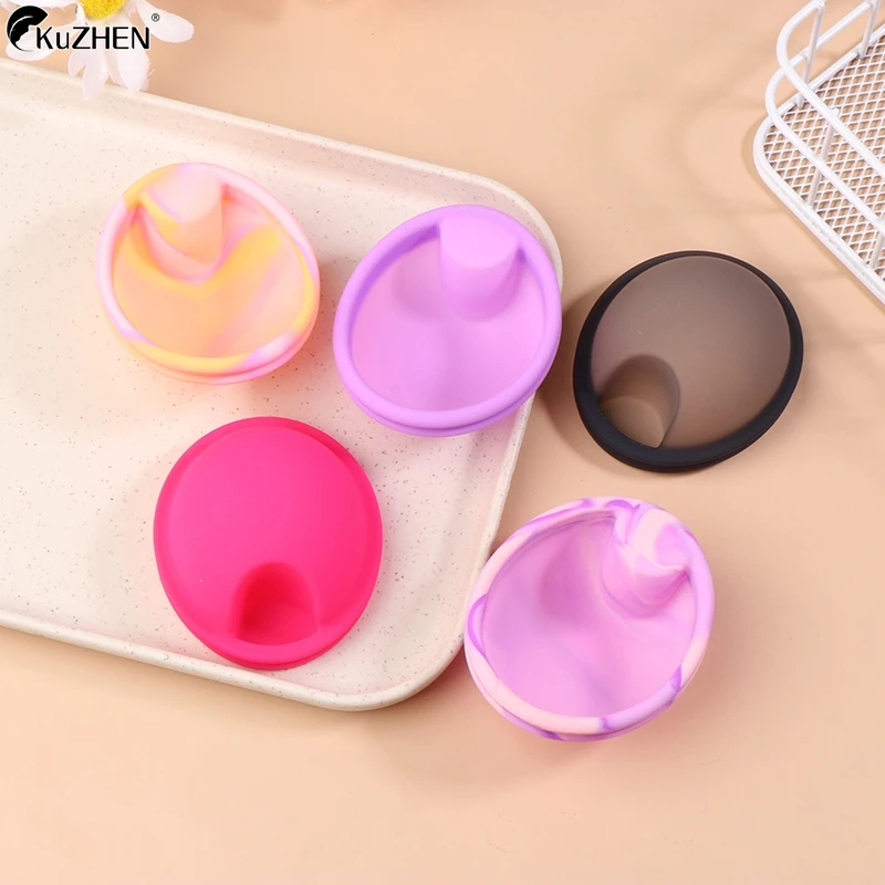 1Pcs Silicone Flat Fit Design Extra Thin Reusable Silicone Menstrual Disc For Women Menstrual Tab Sterilizing