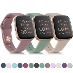 Correa de silicona para reloj Fitbit Versa 2/Versa 3/Versa 4, pulsera deportiva para Fitbit Versa Lite/Sense/Sense2, corre