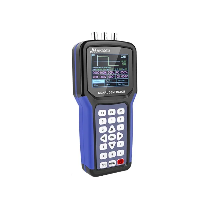 JDS2062A Handheld 30MHz 2 Channel Digital Signal Generator Multimeter Frequency Meter S4R2 AC110-220V Wholesale