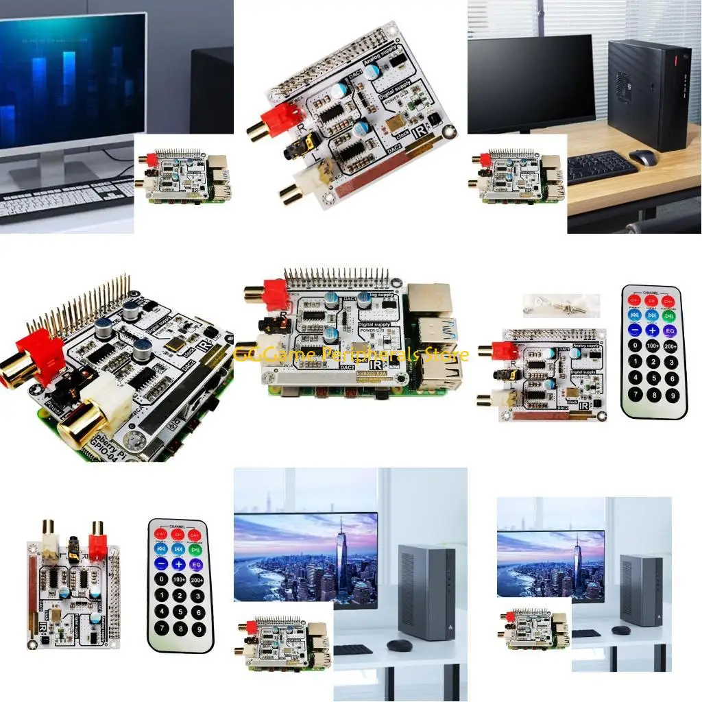 U55B HiFi DAC لوحة توسيع محول رقمي تناظري DAC استبدال لوحة فك التشفير