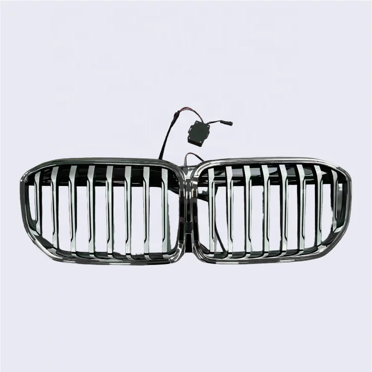 

Auto Parts LED Chrome Grille for G11 G12 2019-2022 Car Bumper