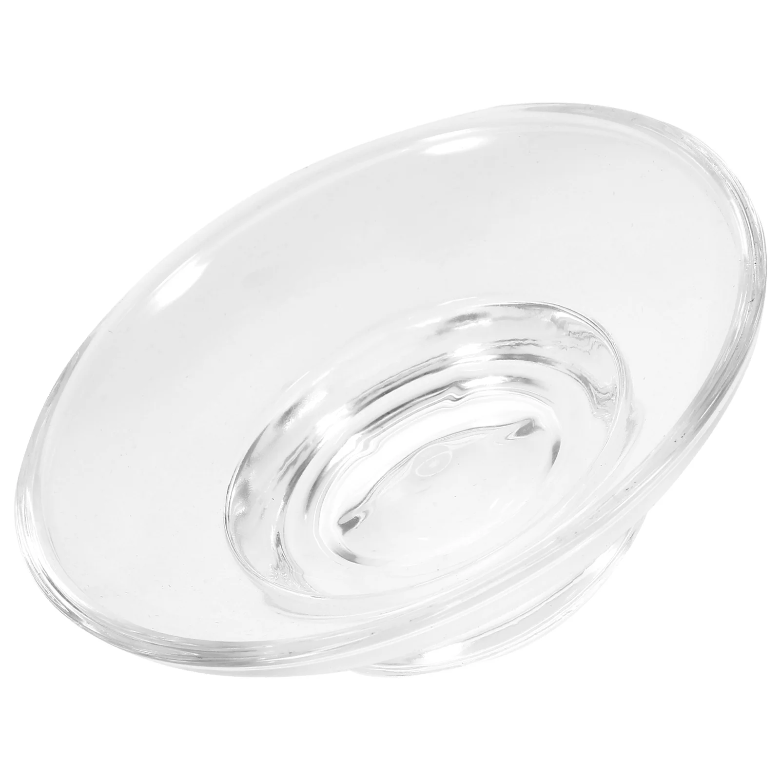 

Soap Dish Box Container Bar Holder Crystal for Large Round Draining Clear Dispenser Travel Decorative