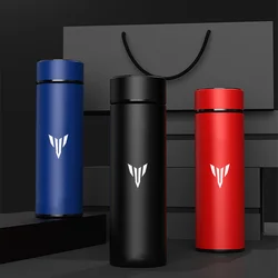 500ml Intelligent Thermos Cup Tea Coffee Vacuum Flask Temperature Display Smart Water Bottle For Yamaha MT01 MT09 MT07 MT10 MT03