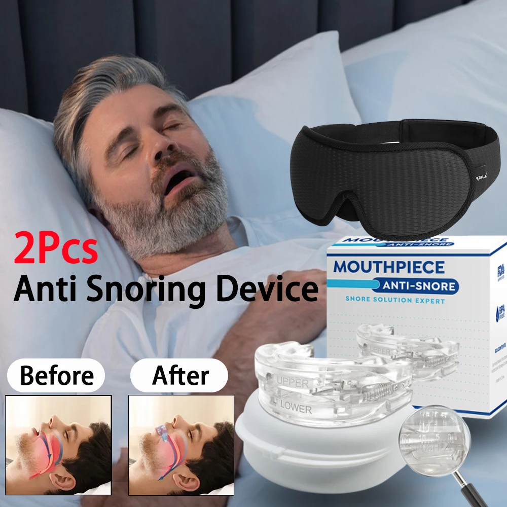 Anti Snoring Bruxism Mouth Guard Improve Sleeping Teeth Bruxism Sleep Aid Anti-Snore And Apnea Device To Stop Snoring