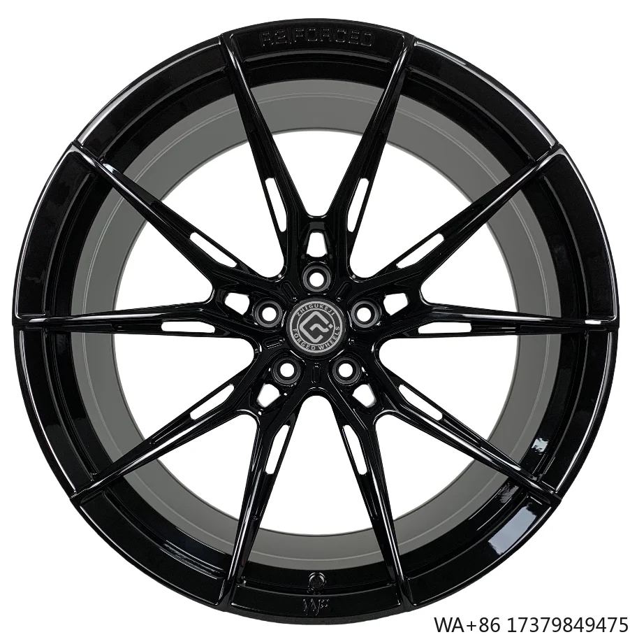 

Прямые с фабрики кованые колеса, размер 21-дюймовых спортивных колес pcd 5x112, глянцевые черные кованые колеса