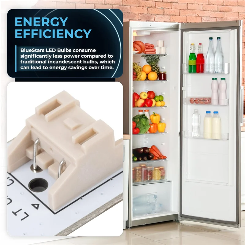 A45M-6PCS WR55X11132 LED Light Refrigerator Replacement For GE Refrigerator WR55X25754 WR55X26486 WR55X30602 EAP12172918 AP62618