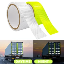 5cmx10m/Roll High Visibility Warning Tape Reflective Stickers Materials For Vehicle Truck Car Trailer Safety