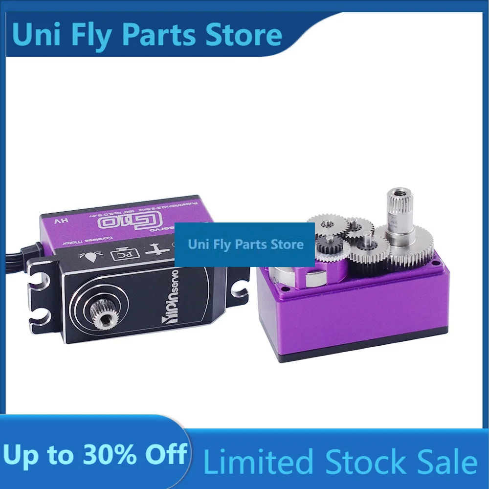 YIPINSERVO 10KG Low Profile High Speed Digital Servo For 1/10 RC Drift Crawler Robot DIYUniFly