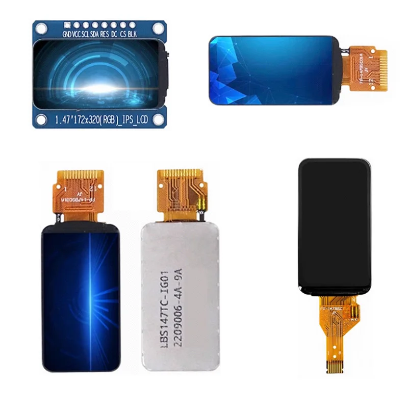 

1,47-дюймовый IPS ЖК-экран высокой четкости TFT-экран ST7789 Драйвер 172x320 Экран последовательного порта