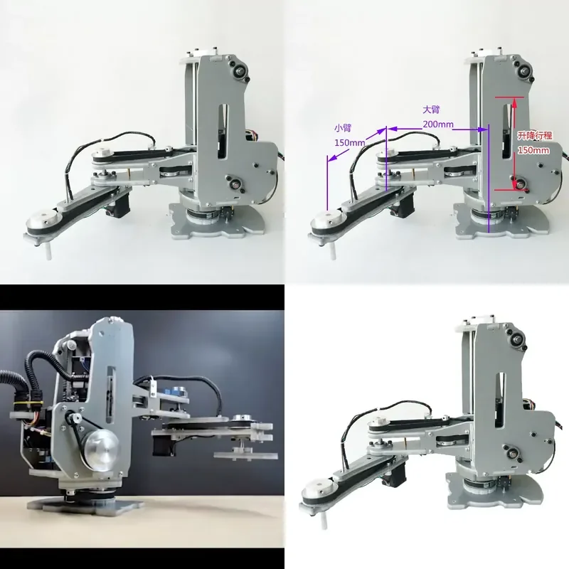 for Planar Articulated 4 Axis Stepping SCARA Robotic Arm Education Teaching Robot Lightweight Portable