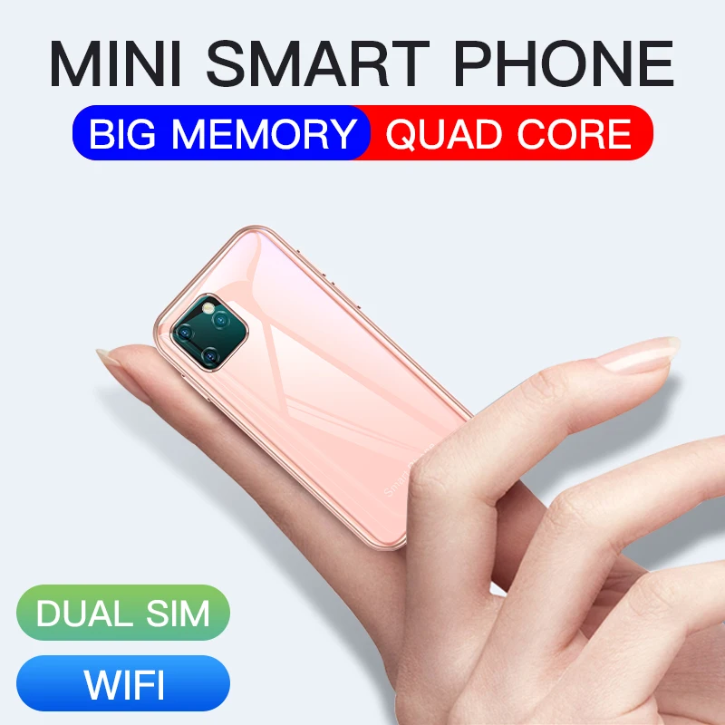 SOYES XS11 Mini Android Điện Thoại Thông Minh 3D Kính Dual Sim RAM 1GB ROM 8GB Quad Core 1000MAh 3G CDMA Play Store Dễ Thương Tế Bào Điện Thoại