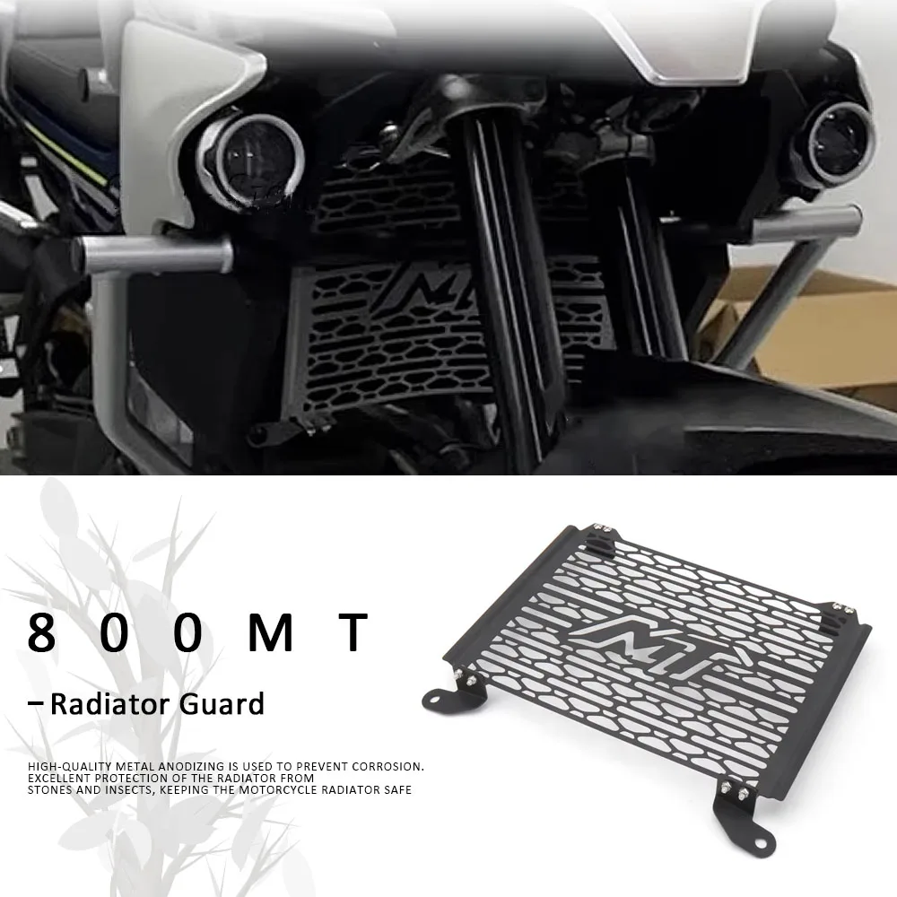 

Motorcycle For CFMOTO 800MT 800 MT Black Radiator Grille Guard Oil Cooler Cooling Cover Protection 800mt 800 mt 2021 2022 2023