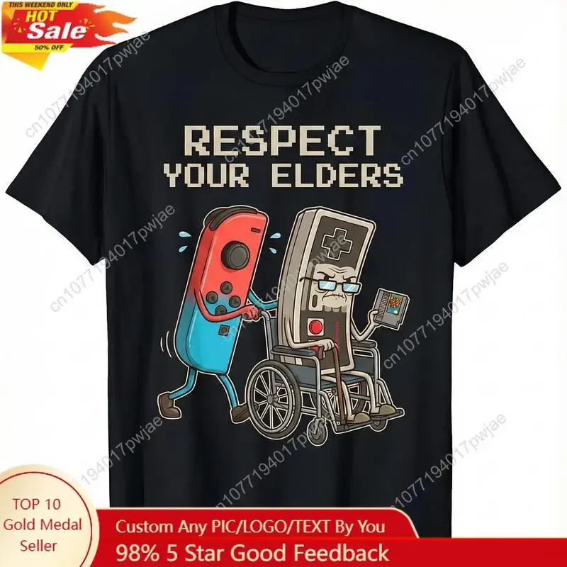 Retro Gaming Console - Funny Retro Gamer Graphic T-Shirt Soft