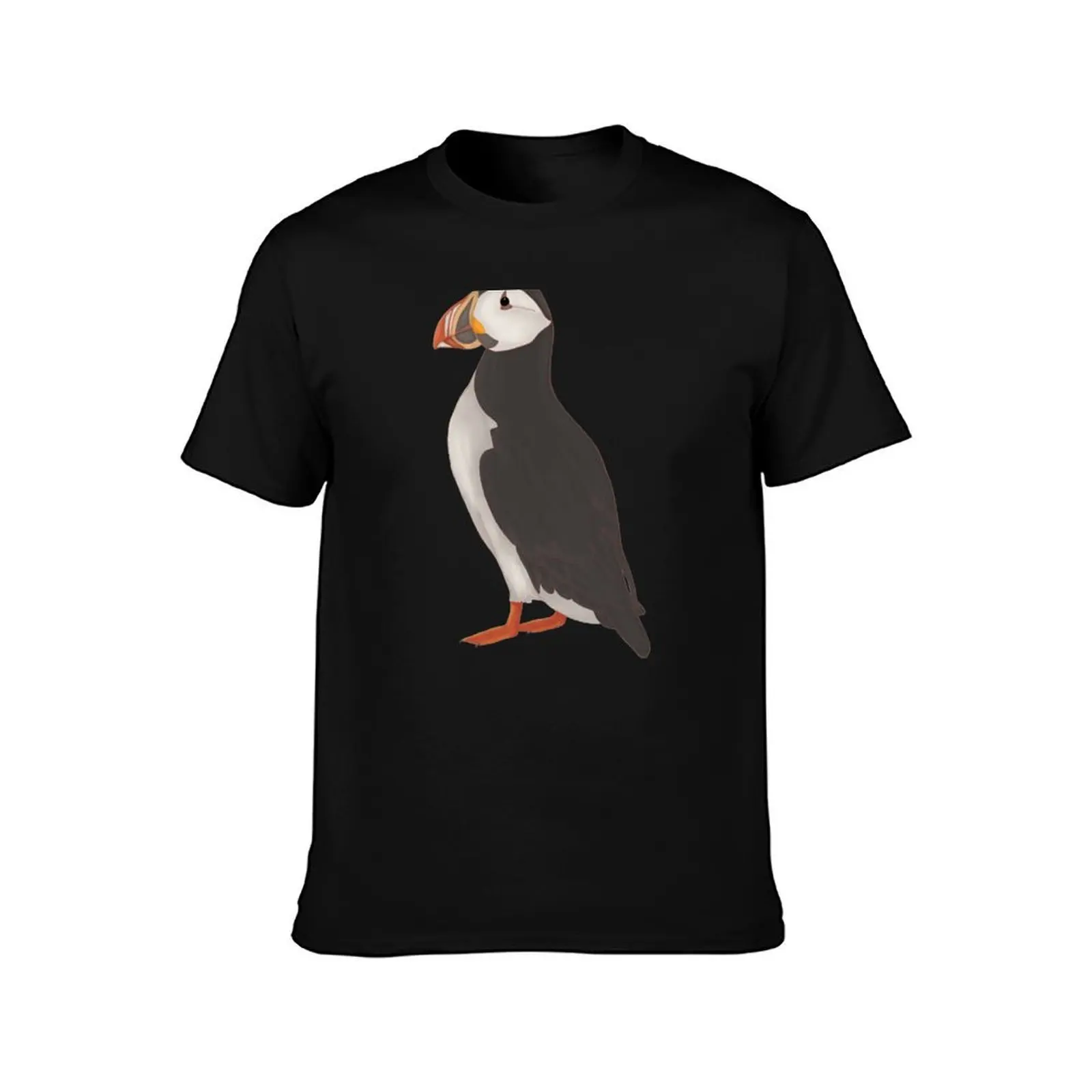 Atlantic Puffin T-Shirt Work Wear Simple Tee Shirt