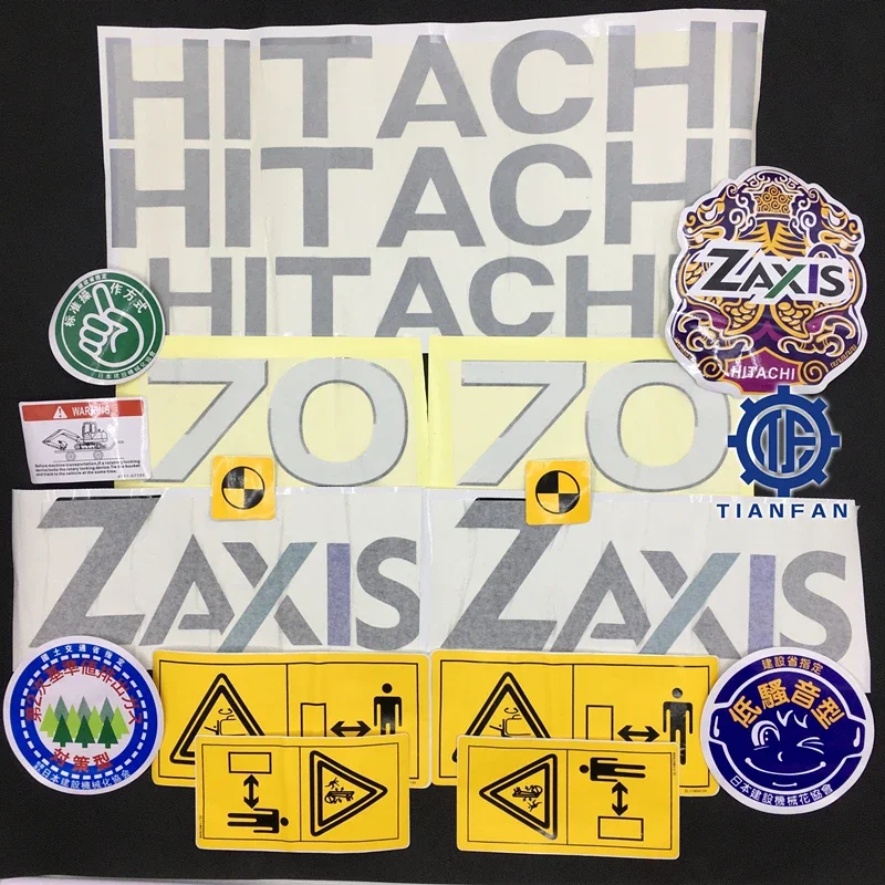 

For Excavator Stickers Hitachi 70/ZAXIS70/60/55/90 Hitachi EXZAXIS car sticker