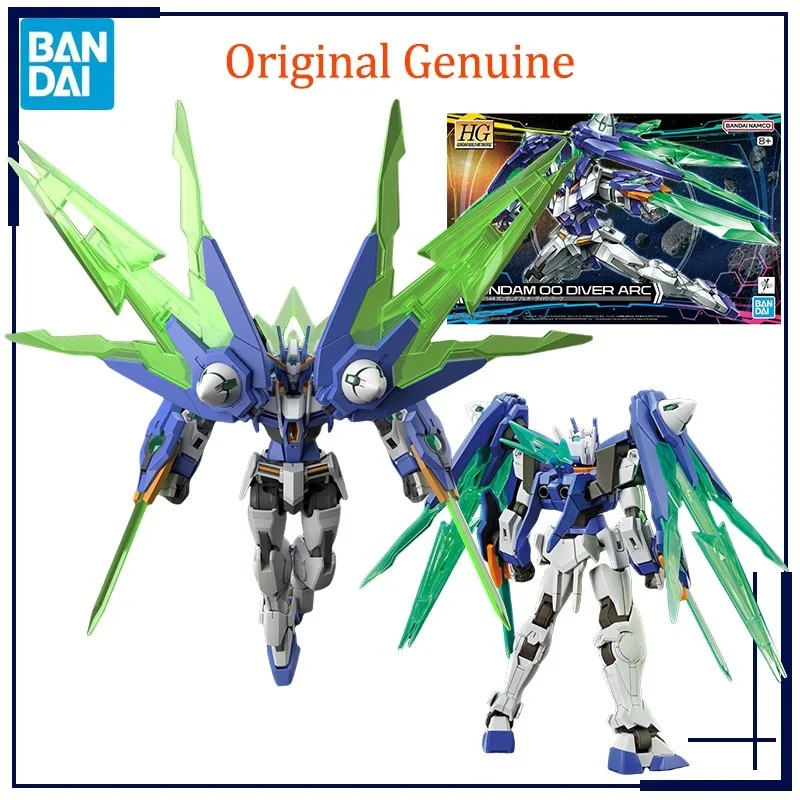 

Оригинальная Подлинная Bandai Аниме GUNDAM Build METAVERSE 00 Diver ARC HG Сборная модель игрушка фигурка подарок коллекционные украшения