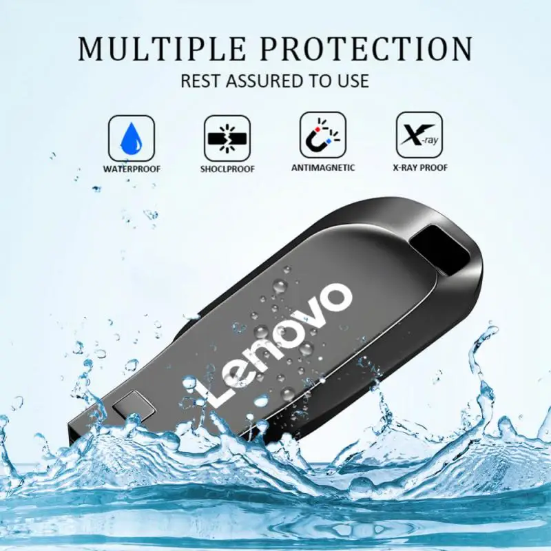 Lenovo 2tb USB Flash Drive 3.2 Type C PenDrive Memory Stick 128GB Pen Drive 256g U Disk For PC Smartphone Storage Usb Memoria