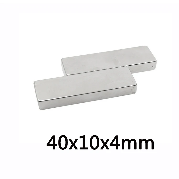 40x10x4 mm Powerful Block Magnet 40mm x 10mm x 4mm Strong Magnet  40x10x4mm For Home Refrigerators, Offices DIY 40*10*4mm