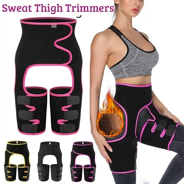 Thigh Trimmer High Waist Lift Butt Lifter Trainer Neoprene Shaper Waist Booty Hip Ultra Light Thigh Shaper Home Workout Fitness